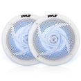 thumbnail image 1 of Altavoces LED Marine Speakers Pyle de 4 pulgadas, 2 vías, impermeables, 100 W, 1 par, 1 of 7