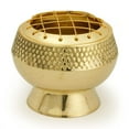 thumbnail image 2 of Burner - Embossed Brass Burner, Medium Base, Net Top 2.25"Hx2.5"D, 2 of 5