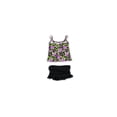 thumbnail image 2 of Island Escape Womens Floral Ruffled Skirtini Tankini de 2 piezas, Púrpura, 6, 2 of 2