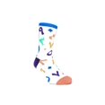 thumbnail image 3 of Chaussettes Chiffres Arabes Chaussettes Chiffres Eid Chaussettes Enfants, 3 of 3