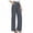 Dark Gray, variant on Womens Dress Pants High Waisted Business Casual Slacks Stretchy Pull On Wide Leg Pants with Pockets Office Clothes