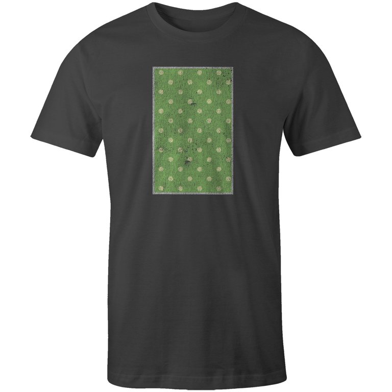 Men's Green and Light Green Polka Dot Pattern T-Shirt 