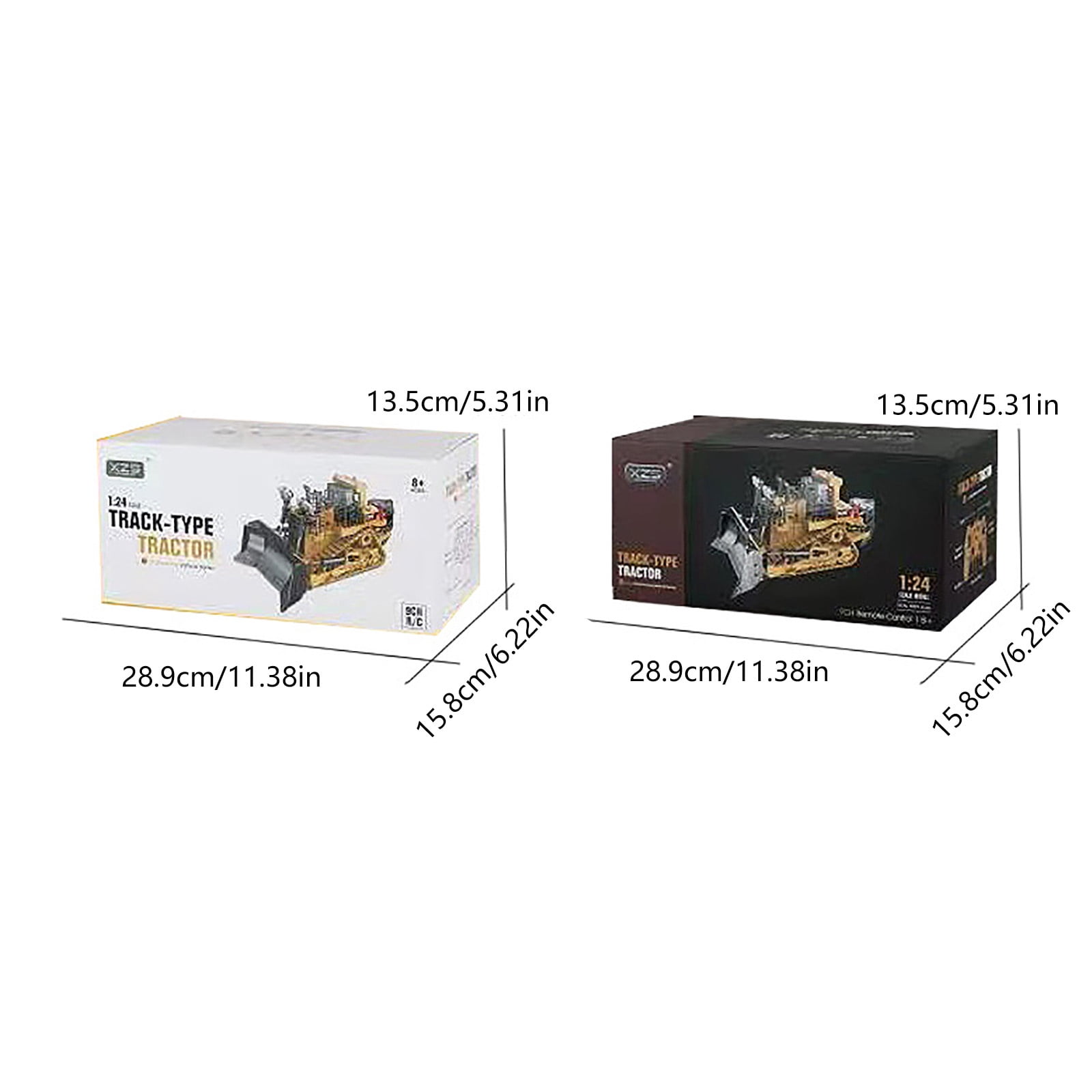 GARENAS Remote Control Truck Bulldozer Cater Pillar Remote Control Car Excavator Toy Alloy