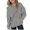 Grey, variant on Girls Hooded Sweatshirt, Warm Thickened Long Sleeve Pullover with Pocket for Toddlers and Big Kids Casual Outerwear