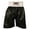 Black/White, variant on Fearless Classic Satin Pro-Style Boxing Trunks, Premium Lightweight Fight Shorts for Training, Sparring, and Gym Wear, Blue/White, Medium
