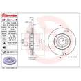 thumbnail image 2 of 2 DISCOS VENTILADOS Delanteros - Compatible con VOLKSWAGEN Polo 1.6L L4 2003 - 2007 BREMBO ., 2 of 5