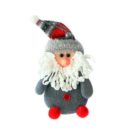 

pgeraug christmas decorations christmas forest old man with lamp pendant face - less doll shining small penda led light b