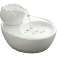 thumbnail image 1 of Ceramic Fountain for Cats - Lotus Vertical Drinker, 1 of 3