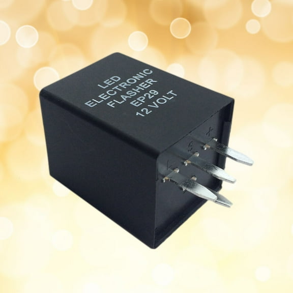 MLINS 4 Pin LED Flasher Relay for Car Use Black Plastic Easy Plug and Play Solutions for Turn Signal Issues