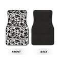 thumbnail image 2 of Fotbe Cow Skin 1 Juego de 4 Tapetes para Auto con Estampado – Alfombrillas de Goma Reforzada, Diseño Antideslizante, Protección para Todo el Año – Vehículos, Autos, Camionetas y SUVs, 2 of 7