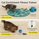 thumbnail image 2 of Alfombra de juego interactiva para gatos con bolas de movimiento y luces LED, 2 of 6
