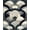 Gray, Pattern 1, variant on Flatwoven High Traffic Area Rug, Art Deco Fan Motif Floor Accent Bold Architectural Geometric Design, Non Slip, Stain Resistant, Washable Area Rugs for Living Room, Bedroom(Gray, 4X6)