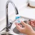 thumbnail image 3 of Toystoory Filtro de extensión de grifo de agua ajustable de 360 ​​grados, grifo de agua de ducha, extensor de grifo de baño, accesorios de cocina Juegos de accesorios de baño Azul Toystoory JJ16856-03, 3 of 6