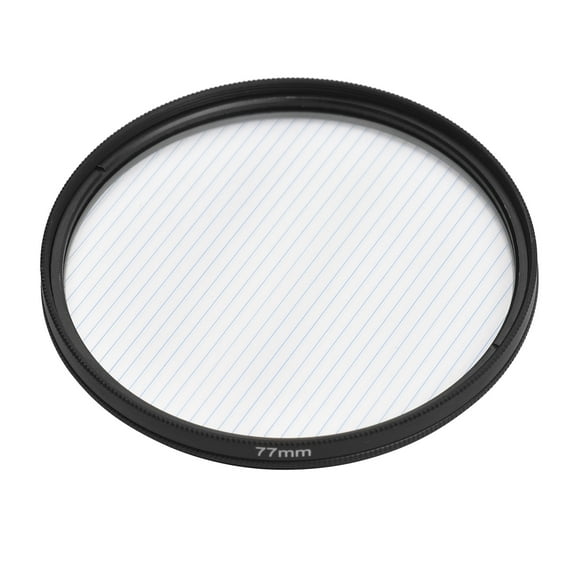Riwcyla 77mm Blue Streak Lens Filter Special Effects Anamorphic Optical Glass Filter for DSLR Cameras , suitable for home security, indoor monitoring, baby care, pet watching & remote surveillance