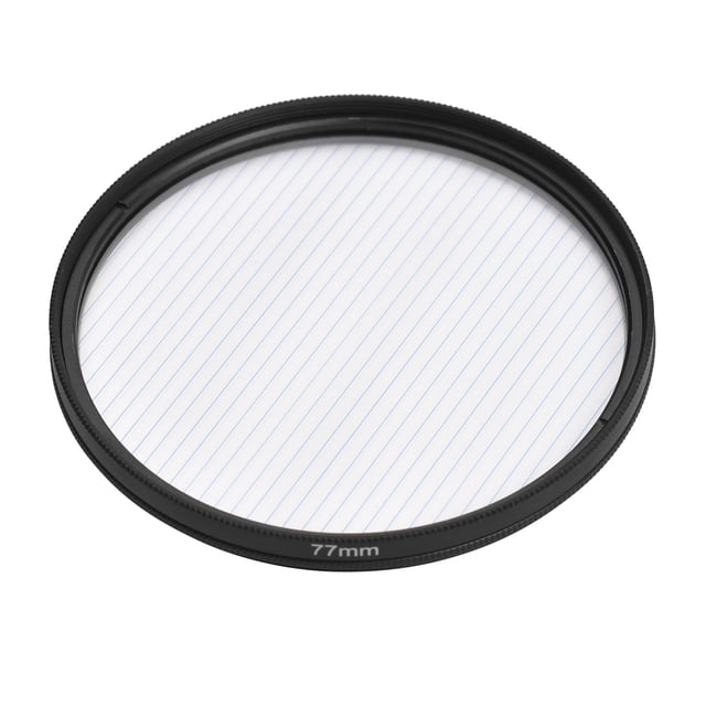 Mistaha Filtre d'Objectif Blue Streak 77mm Effets Spéciaux Filtre Optique Anamorphique pour Appareils Photo Reflex
