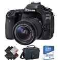 thumbnail image 2 of Canon EOS 80D DSLR Camera with 18-55mm Lens + 2 Year Accidental Warranty, 2 of 3