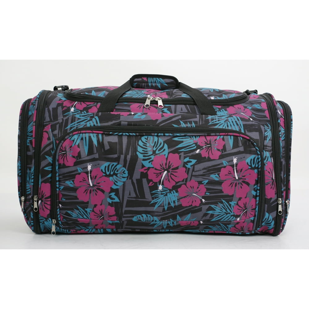 24" Duffel Bag Luggage, Hawaiian Floral Print