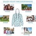 thumbnail image 5 of Fotbe Sea Turtle Pattern Youth Pullover Hooded Sweatshirt, Boys Hoodie, Kangaroo Pocket Hoodie for Kids Girls -Large, 5 of 6