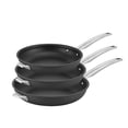 thumbnail image 3 of Set de 3 sartenes de aluminio anodizado Cuisinart, 3 of 3