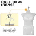 thumbnail image 5 of FDW 27"H Polypropylene New Female Mannequin with Stable Hook, Perfect for Display, 4PCS(White), 5 of 7
