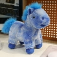 thumbnail image 2 of Eosunjian Stuffed Plush Horse Toy Dreamy Stuffed with Gradient Colors 20/35cm Soft Decor for Kids Girls Fluffy Round Body Horse for Home Bedroom or Desk, 2 of 8