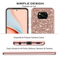 thumbnail image 6 of Compatible with Poco X3 Pro Case, Glitter Sparkly Xiaomi Poco X3 Pro Phone Case with Slim Silicone Shockproof Protective Bumper Cover for Cute Girls Women (Rose Gold), 6 of 14