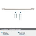 thumbnail image 4 of Amerock Balon 8-13/16 inch (224mm) Center-to-Center Satin Nickel Cabinet Pull, 4 of 6