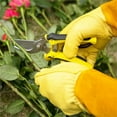 thumbnail image 2 of ZMKIAG Long Gardening Gloves for Men & Women, Thorn Proof Rose Pruning Gloves Leather Gauntlets Garden Gloves Yard Work Gloves Unisex Heavy Duty Utility Gloves, 2 of 8