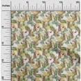 thumbnail image 2 of oneOone Polyester Spandex White Fabric Tropical Fabric For Sewing Printed Craft Fabric By The Yard 56 Inch Wide, 2 of 5
