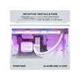 thumbnail image 5 of Phanteks Glacier One 360D30 Premium D-RGB AIO Liquid CPU Cooler, DRGB Pump Cap Design, 3x D30 120mm PWM D-RGB Fans, White, 5 of 5