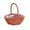 Multicolor-L, variant on Large Hand Woven Oval Picnic Storage Basket with Handle, S Size, Empty Harvest Basket for Fruit Floral Wedding Farmhouse Party Decor