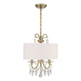 thumbnail image 3 of Othello 3 Light Vibrant Gold Chandelier, 3 of 7