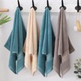 thumbnail image 5 of Quick Dry Lint Cotton Bathroom Towel, 34*73cm, Set of 4 (Blue), 5 of 5