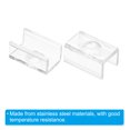 thumbnail image 4 of Unique Bargains LED Strip Light Clips Mounting Bracket Fixing Clips Plastic for 9.5mm-10mm Neon Light Cable Clear 40 Pack, 4 of 6