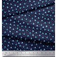 thumbnail image 3 of Soimoi Rayon Crepe Fabric Dot & Heart Fabric Prints by Yard 46 Inch Wide, 3 of 3