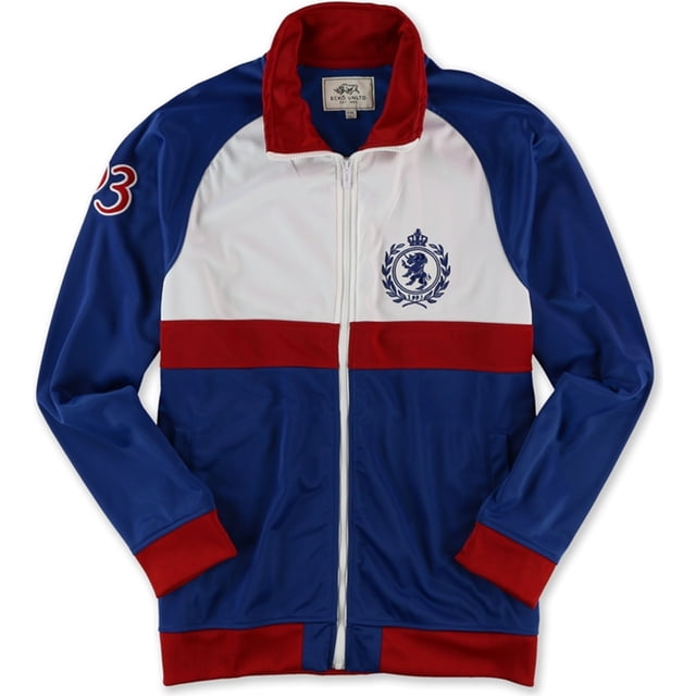 Ecko Unltd. Chaqueta de chándal Crown Lion Crest para hombre, azul, XS