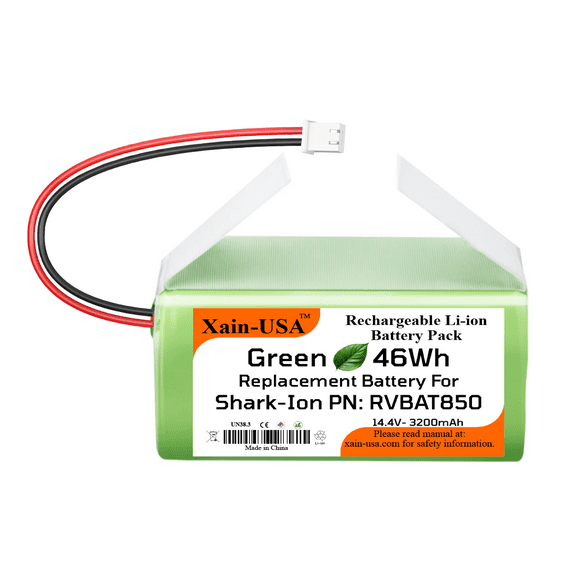 RVBAT850 Battery Replacement for Shark Ion Robot Vacuum 3200mAh