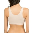 thumbnail image 3 of Womens Shirred Front Sport Bra with Removable Bra Pads, Style FT438, 2-Pack, 3 of 6