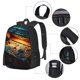 thumbnail image 2 of Easygdp Underwater Treasure Chest Mochila de Gran Capacidad Minimalista Ideal para Escuela, Viajes y Uso Diario, 2 of 6