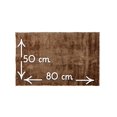 thumbnail image 5 of Tapete SHAGGY 0.50m x 0.80m chocolate 6.49 pulg Elly Decor TPTE01GY-SGY2x3FT, 5 of 5