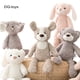 thumbnail image 2 of Juguete de patas largas súper suave para bebés, conejito rosa, gris, oso, perro, elefante, unicornio, animales de peluche, muñeca para niños, 2 of 5