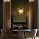 thumbnail image 4 of Lampara de Techo LUZ IDEAL Colgante Cubo 1 Luz Cristal Ambar, 4 of 5