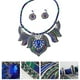 thumbnail image 2 of GOOHOCHY 1 juego de pendientes y collar, joyería bohemia, conjunto de bisutería para mujer, 2 of 6