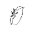 thumbnail image 1 of PVCS Single Coil Spiral, Beads Rotate Freely, Anxiety Bead Ring, Suitable For Female, 1 of 7