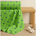 thumbnail image 4 of Soimoi Green Cotton Voile Fabric Anchor Hook Nautical Print Fabric by Yard 42 Inch Wide, 4 of 7
