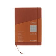 Fabriano Ecoqua Plus Stitch-Bound Notebook, 8.3 x 11.7, A4, Graph, Red