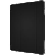 STM Goods Dux Plus Duo Carrying Case for 10.2" Apple, Logitech iPad (8th and 7th Generation), Black, Clear