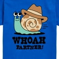 thumbnail image 3 of Instant Message - Whoah Partner Snail - Toddler & Youth Short Sleeve Graphic T-Shirt, 3 of 6