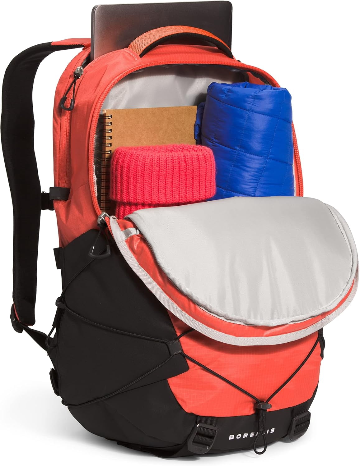 The North Face Borealis Commuter Laptop Backpack, Fiery Red Dip Dye Large  Print/TNF Black, One Size - Walmart.com