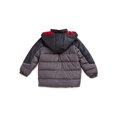 thumbnail image 2 of IXtreme Boys' Colorblocked Puffer Coat with Contrast Lining, Sizes 4-7, 2 of 3